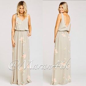 NWT Show Me Your Mumu Kendall Maxi Dress in Lily Showers XXS